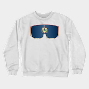 Vermont Ski Goggles Crewneck Sweatshirt